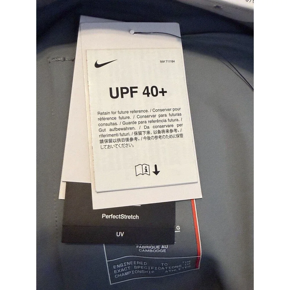 Nike Dri-FIT 24.7 Men's Gray Training Pants 34x30 Stretch UPF 40+ HQ6930-084